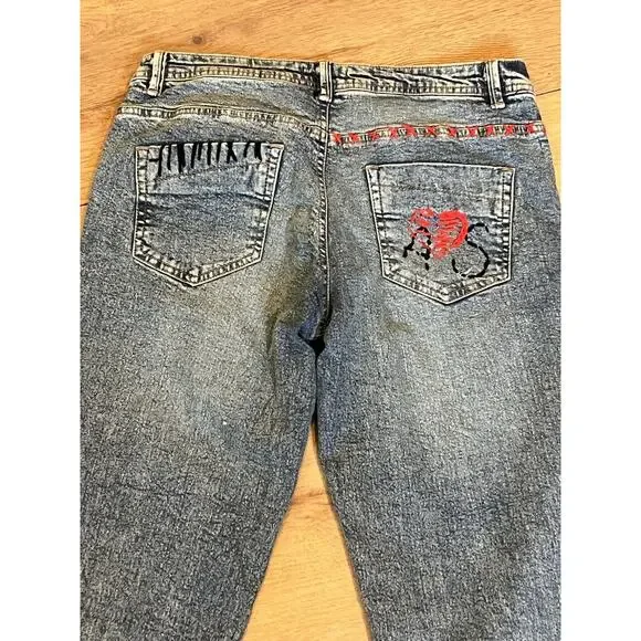 Antica Sartoria by Giacomo Jeans Cinque Beaded Embroidered Embellished Funky L - Picture 4 of 12